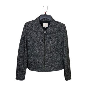 Ann Taylor LOFT zipper wool blazer/jacket Size M NWOT